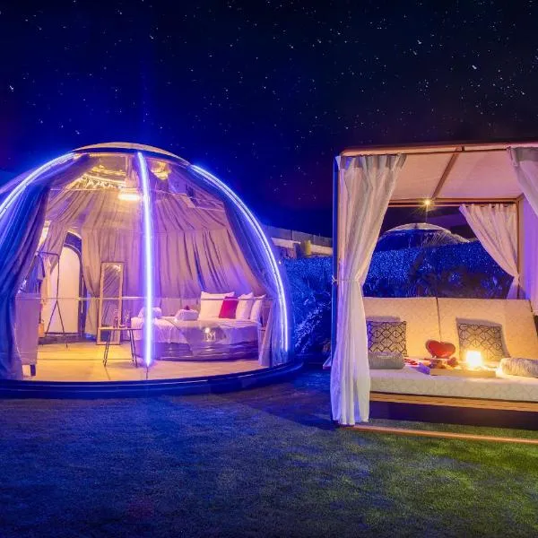 Experiencia Habitación Burbuja con Jacuzzi Privado, Piscina y Vistas al Mar, hotel v destinaci Guía de Isora