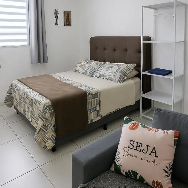 Flat 03 Tranquilo, prático e com ótima localização โรงแรมในกัมปีนากรันเด