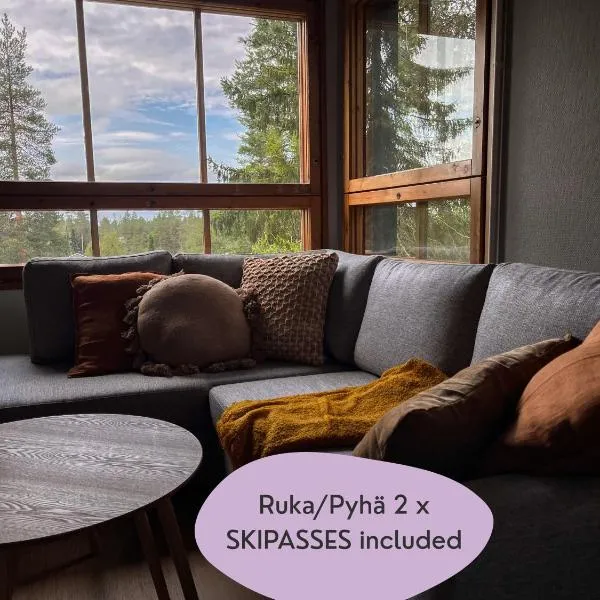 Rinneköngäs - Ruka-Pyhä 2x SKIPASS included - Free Skibuss Doorstep - Renovated, hotel en Rukatunturi