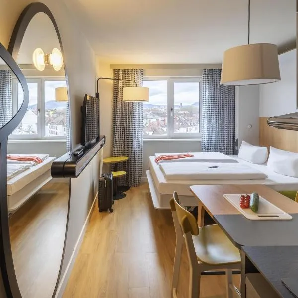 Aparthotel Adagio Access Freiburg, hotel ve Freiburgu
