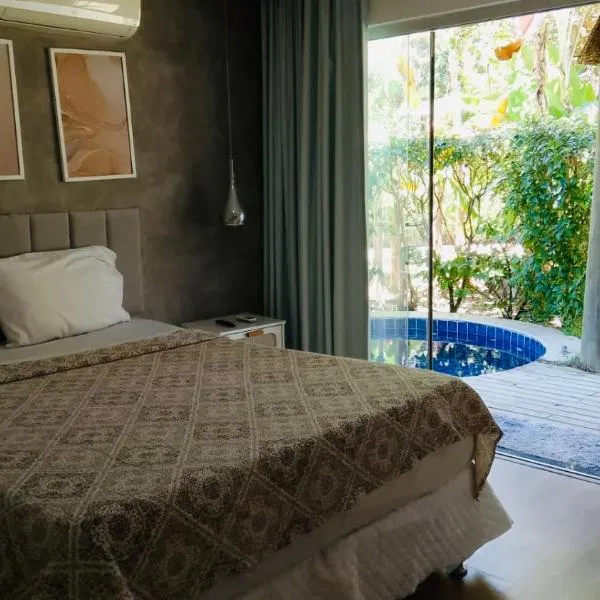 Villas Pratagy Orange Bungalow - Private Jacuzzi, hótel í Maceió