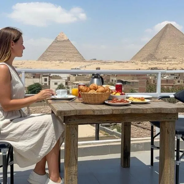 Rizkian pyramids view INN, hotel v Káhiře