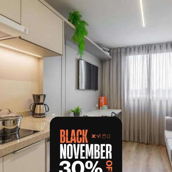 Easy Life Campos PUC by Xtay - Hospede-se próximo ao Viasoft Experience e Estádio Durival, ξενοδοχείο στην Κουριτίμπα