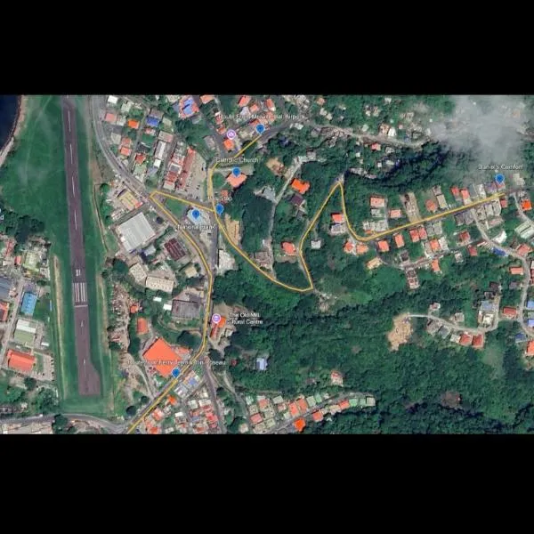 Daniel's comfort,位于Canefield Airport的酒店