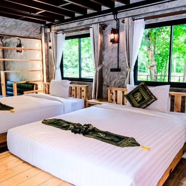 คีรีเขาสกริเวอร์ Keereekhaosokriver – hotel w Khao Sok