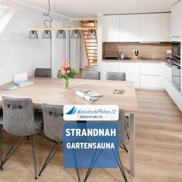 Winkelschiffchen IV mit Sauna, ξενοδοχείο σε Juist