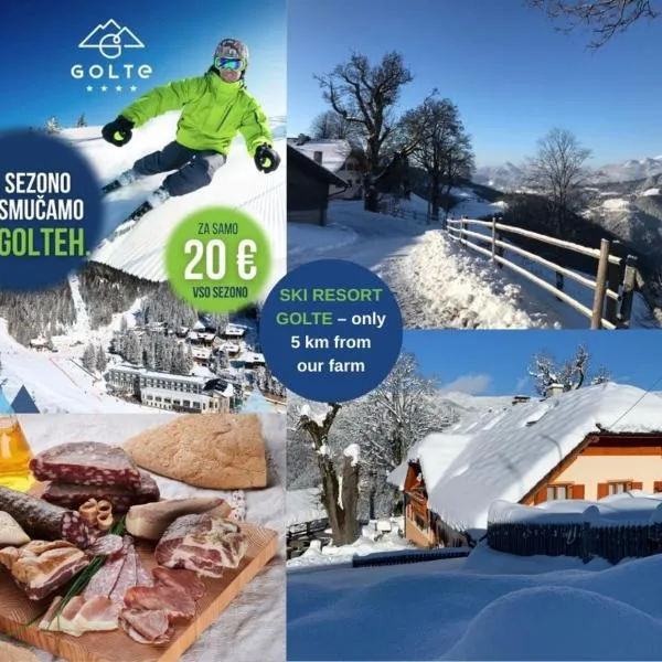 Farmstay&Glamping Visočnik, hotel in Ljubno