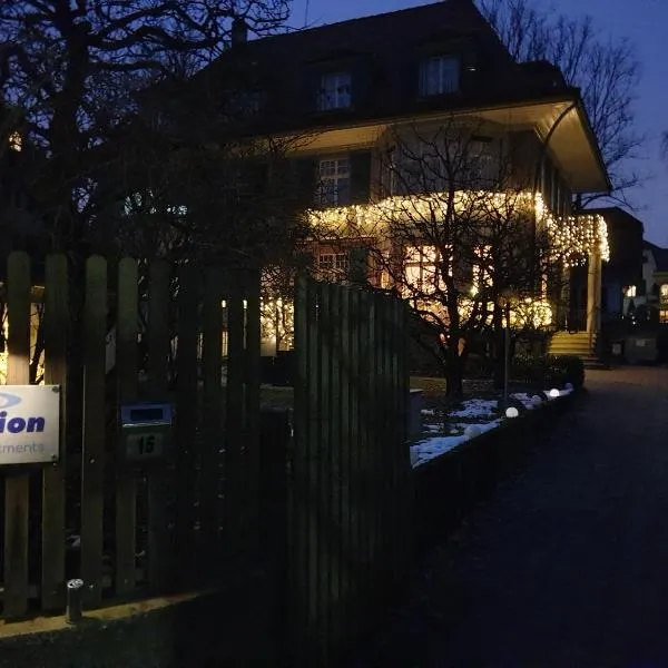 麦克斯航空别墅&公寓旅馆，位于伯尔尼的酒店