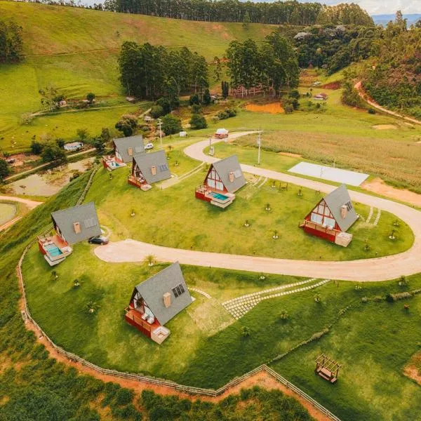 Chalés Laguna Alto Viçosa, hotel i Venda Nova do Imigrante