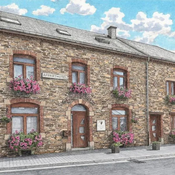 Appart Hotel Au Pied de Vigne, hotel v destinaci Vresse-sur-Semois