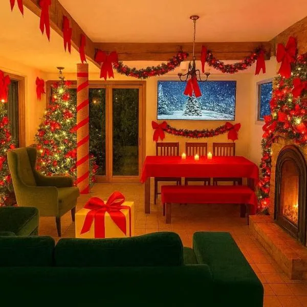 House of Freedom with Sea view sauna and jacuzzi, Hotel in Osłonino