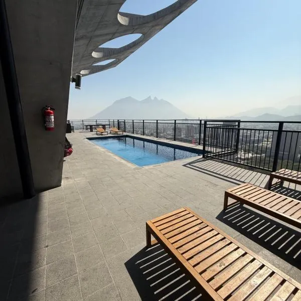 Departamento Centro de Monterrey junto Paseo Santa Lucia y Macroplaza, hotel sa Monterrey