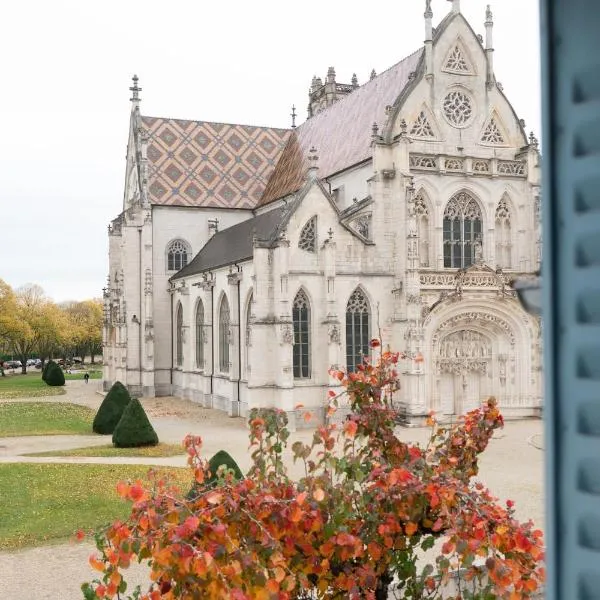 Les Loges de Brou - Vue directe sur le Monastère de Brou, hotel a Bourg-en-Bresse