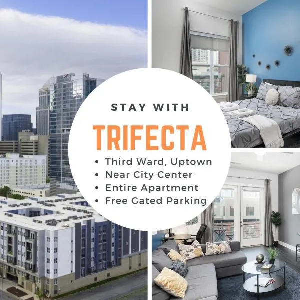 Trifecta Luxury Serviced Apartment in Uptown CLT, hotel a Charlotte