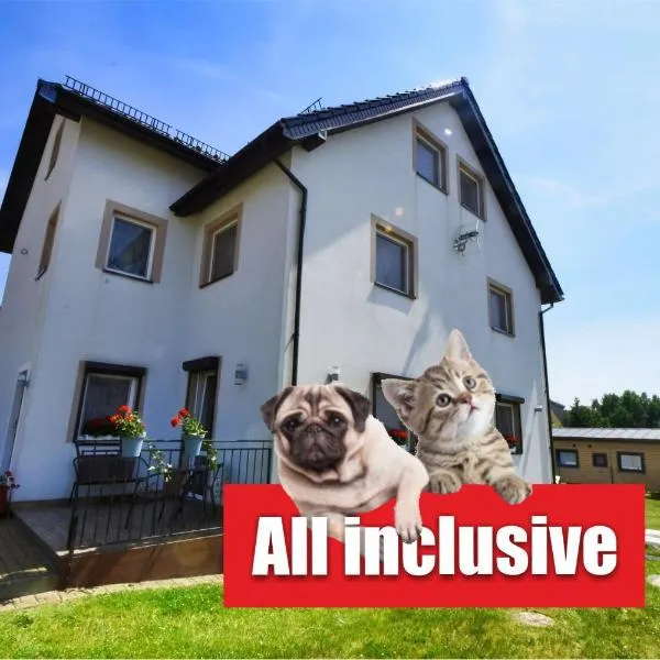 Willa Konwaliowa Przystań - Aquapark Panorama Morska All Inclusive, ξενοδοχείο σε Jarosławiec