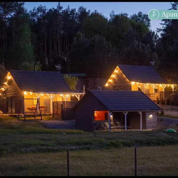 APANÓWKA domki z balią jacuzzi sauna, ξενοδοχείο σε Trzebiechowo