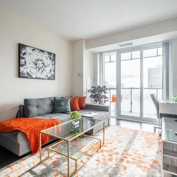 टोरंटो में, होटल Bright High Floor1 Bedroom Condo Downtown Toronto