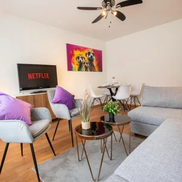 Spacious Apartment near Roche and Tinguely - Special MAGICAL MEERKATS 4 Apartment, Basel, up to 6 guests – hotel w Bazylei