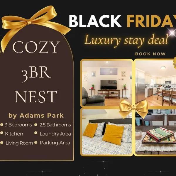 41 - 3BR Quincy - Lovely Townhouse near Adams, hotel v destinaci Quincy