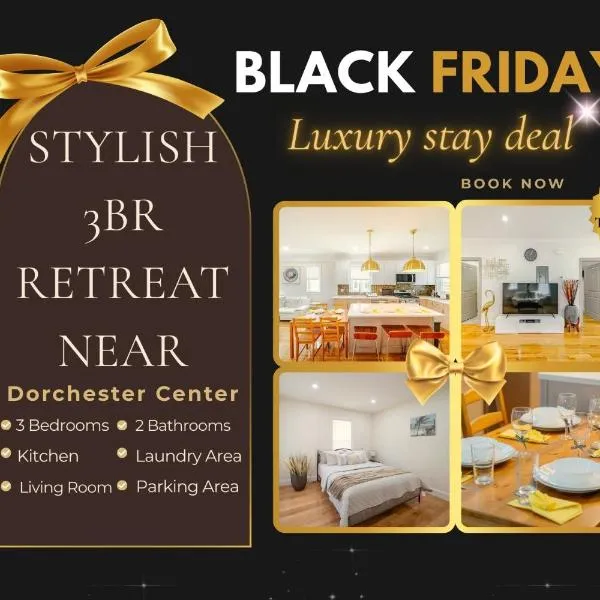 82 - 3BR Boston - Stylish Stay near MBTA, ξενοδοχείο στη Βοστώνη