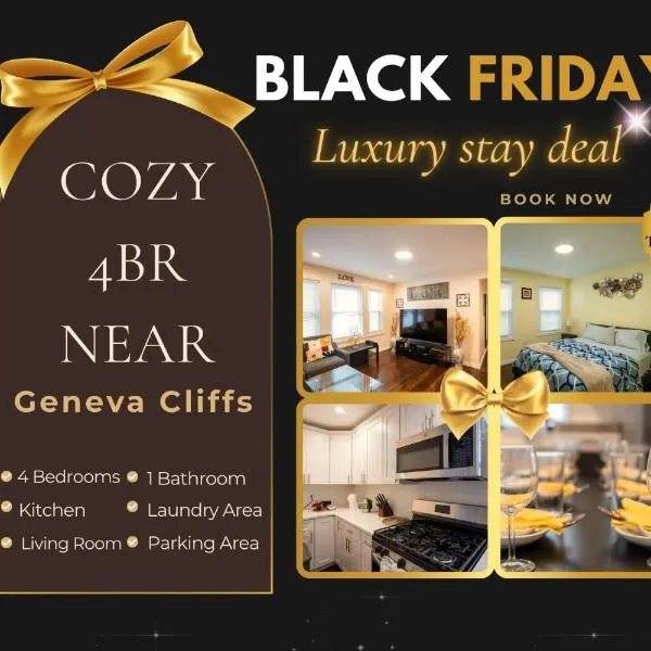 30-1 - 4BR Boston - Cozy Apt near Geneva Cliffs, ξενοδοχείο στη Βοστώνη