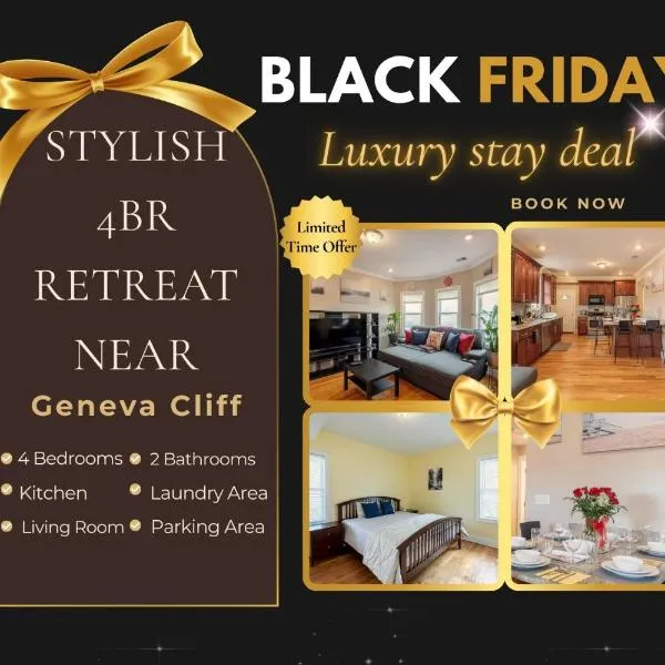 90 - 4BR Dorchester - Sleek Apt near Marina Bay, ξενοδοχείο στη Βοστώνη