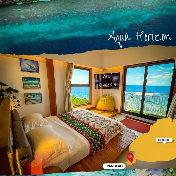 Aqua Horizon Beachside Skyline Vista Art Condominium, Hotel in Dauis