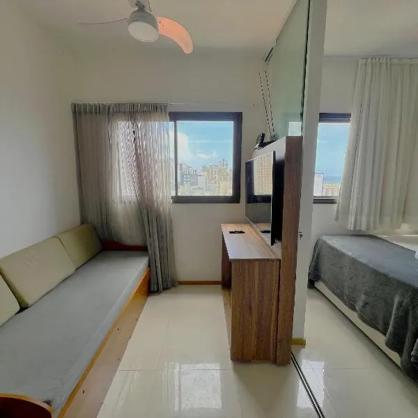 Aptos completos em prédio c/ piscina e academia a 500m da Praia em Salvador- HPAs, hotel v destinaci Salvador