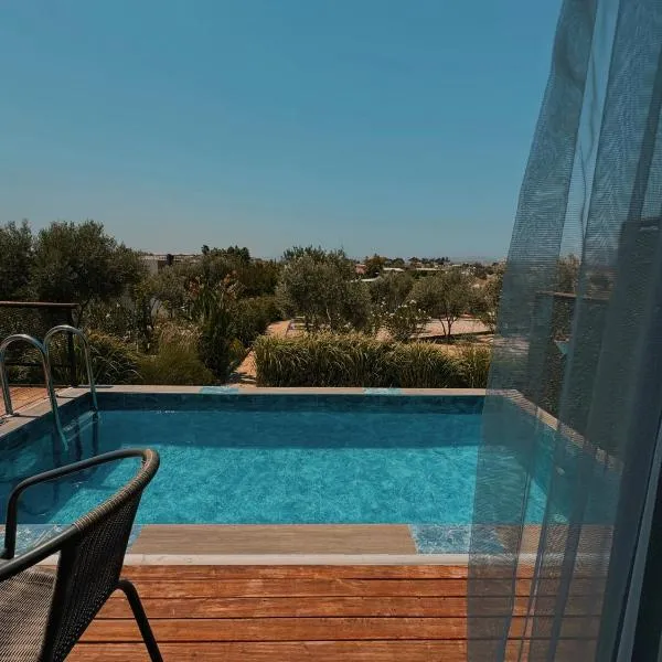 majestic tiny home with private pool, hotel i İskele