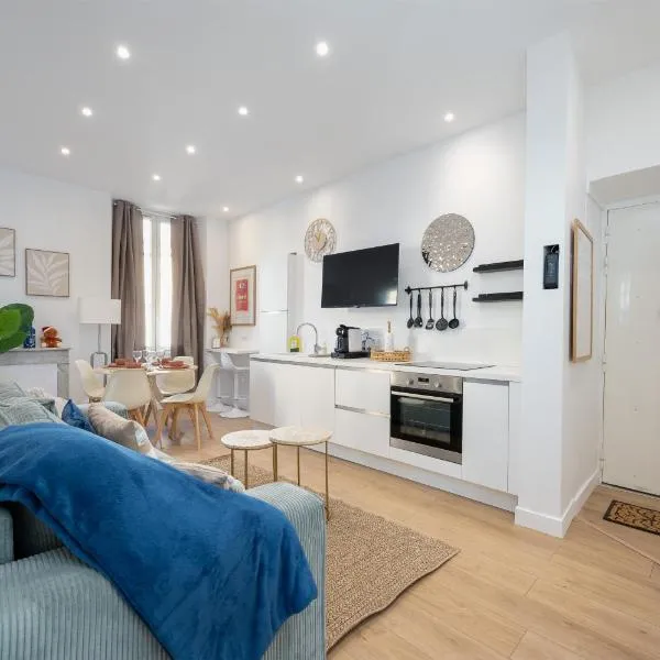 Chic Apartment Cannes Forville, 5 min Palais & Port, hotel a Canes