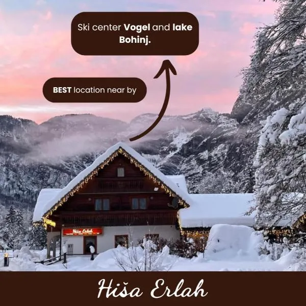 Hiša Erlah, Hotel in Bohinj