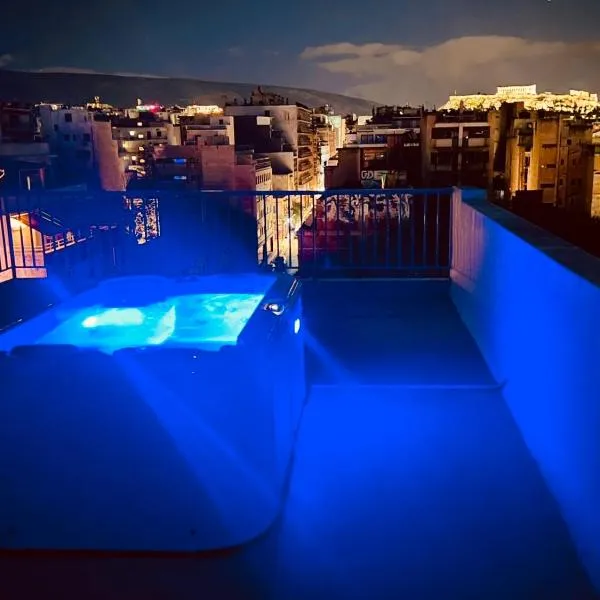 Krezias Apartments K1 Acropolis View & Jacuzzi !, Hotel in Athen