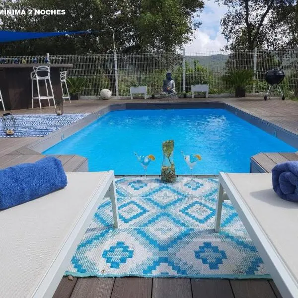 Spa Ibiza Dosrius - Bungalow con Jacuzzi y Piscina privada, khách sạn ở Canyamás