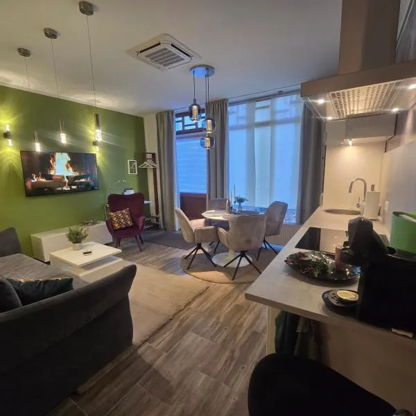 City APART - FeWo Klimaanlage Whirpool Panoramafenster 5 Personen Kulturdenkmal Dessau-Roßlau, ξενοδοχείο σε Dessau