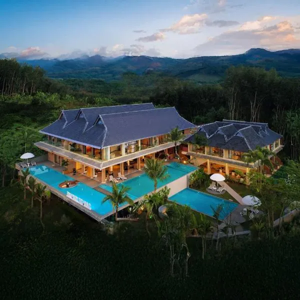 Viesnīca Three-Colored Cloud River.Rainforest Mist Hidden Resort VILLA (Xishuangbanna Jinghong Mengle Great Buddha Temple Branch) Dzjinhunā
