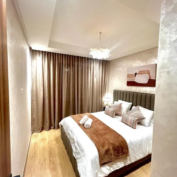 Charming Studio in Zenata Eco-city, Pool and Sea View, hotel v destinácii Aïn Harrouda