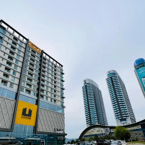 Elysium Tower Luxury Studio & One Bedroom Apartments Opposite Centaurus Mall Islamabad, hotel in Islamabad
