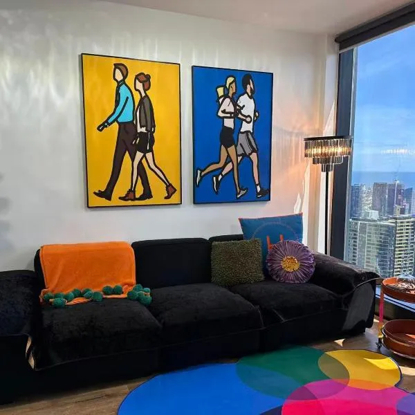 Great View CBD Single Bedroom Apt Near Southern Cross, hotel v Melbourne