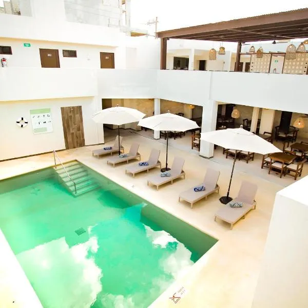 Nuxká Hotel Boutique, hotell i Telchac Puerto
