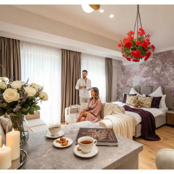 Modern Nature-Themed Studio by Blvd 16B7 with Tree Art - Pipera, hotel din Pipera