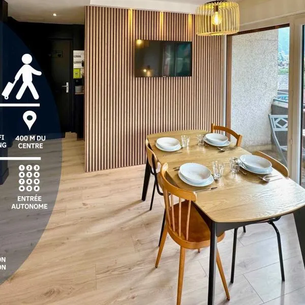 T3 tout neuf 6 personnes proche centre ville, viešbutis mieste Luchon