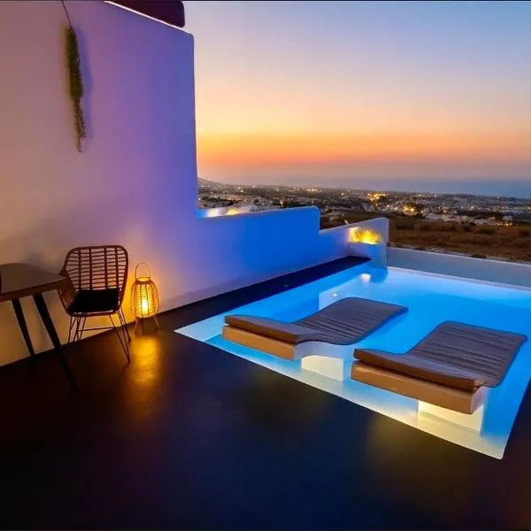 Salida Del Sol Santorini – hotel w mieście Éxo Goniá