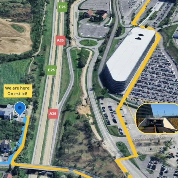 hotelF1 Mulhouse Bâle Aéroport, hotel in Saint-Louis