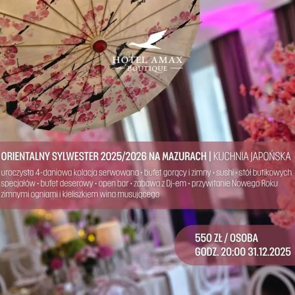 Amax Boutique Hotel, Hotel in Mikołajki