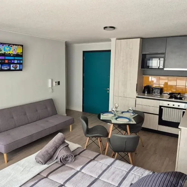 Ñuñoa, metro Irarrazabal, centrico, impecable, hotel a Santiago