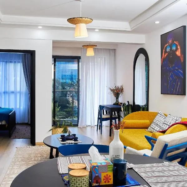 Marina Bay One bedroom, Swimming Pool, gym, workspace ESKAY HOMES Westland's Nairobi, hotel u gradu 'Nairobi'