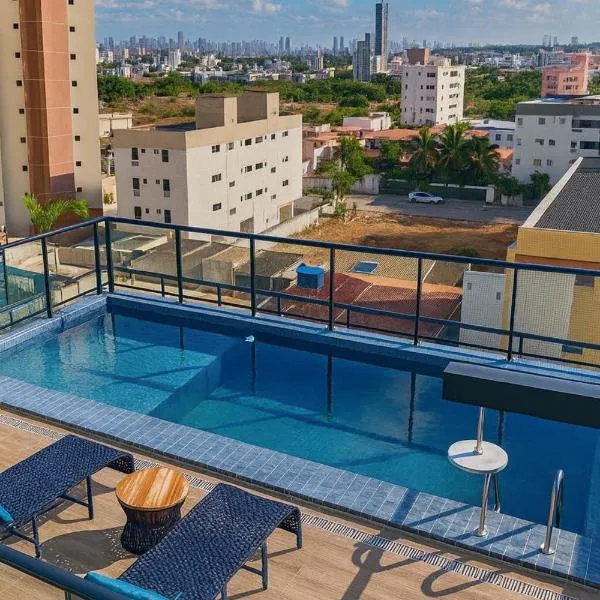Flat com piscina na cobertura em Intermares, Hotel in Cabedelo