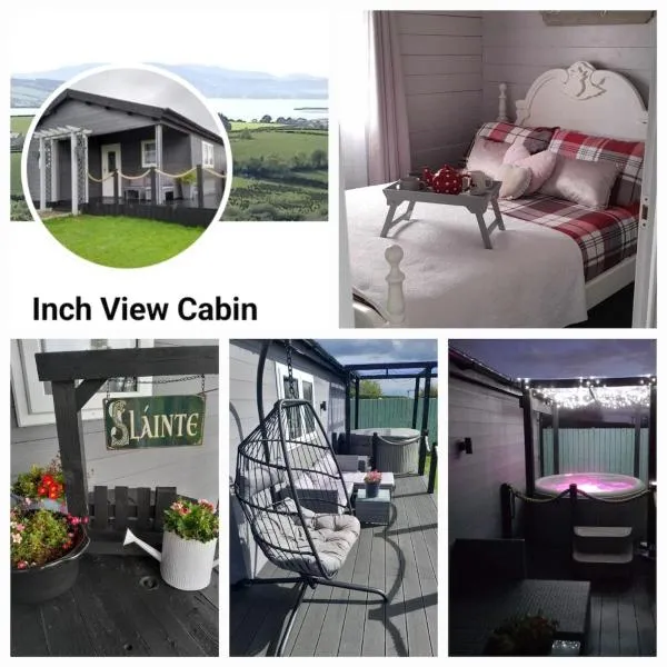 Inch View Cabin with Hot Tub & Sauna, hotel v mestu Burnfoot