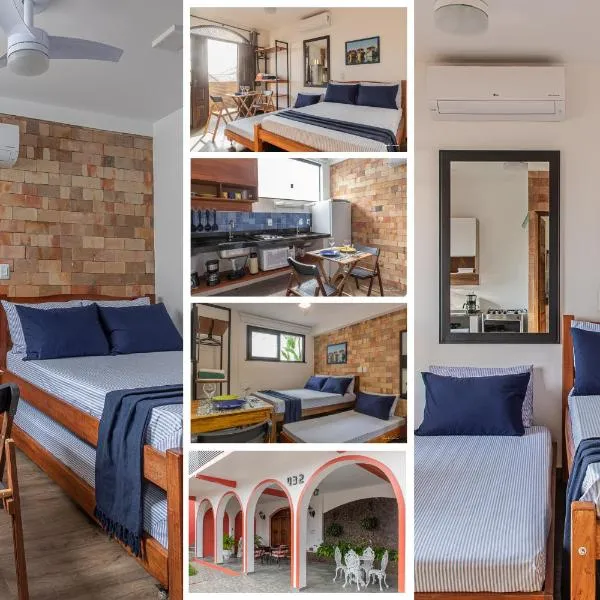 APART STUDIOS PONTAL - Aeroporto a 300 m - Praia 1,5 Km - Centro 2,5 Km - Cozinha Privativa - Mercado GBARBOSA e Padaria a 450 m - Próximo diversos Comércios a pé - Ar condic - Studios de 15 a 38 m2 Bem Equipados e Funcionais - Ideal Turismo e Trabalho, hotel in Ilhéus