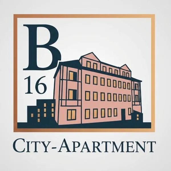 B16 City-Apartment, zentrales City-Apartment mit 4 Betten, hotel v destinácii Hof